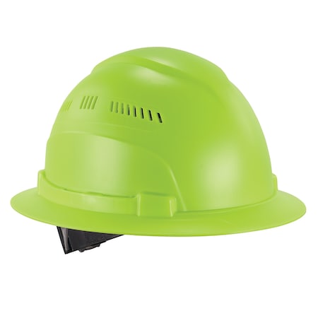 Lime Lightweight Full Brim Hard Hat Vented Class C